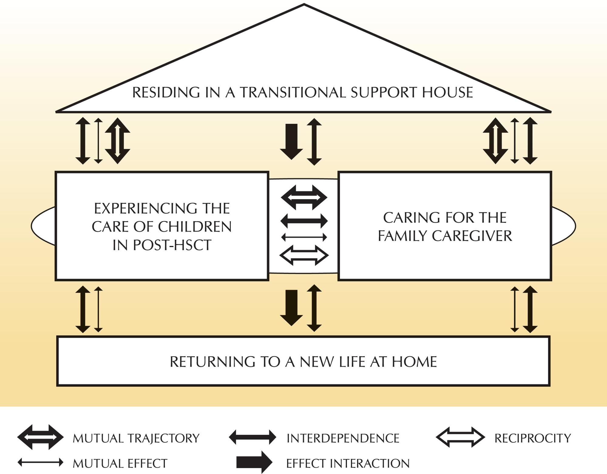 The experience of family care in transitional support houses