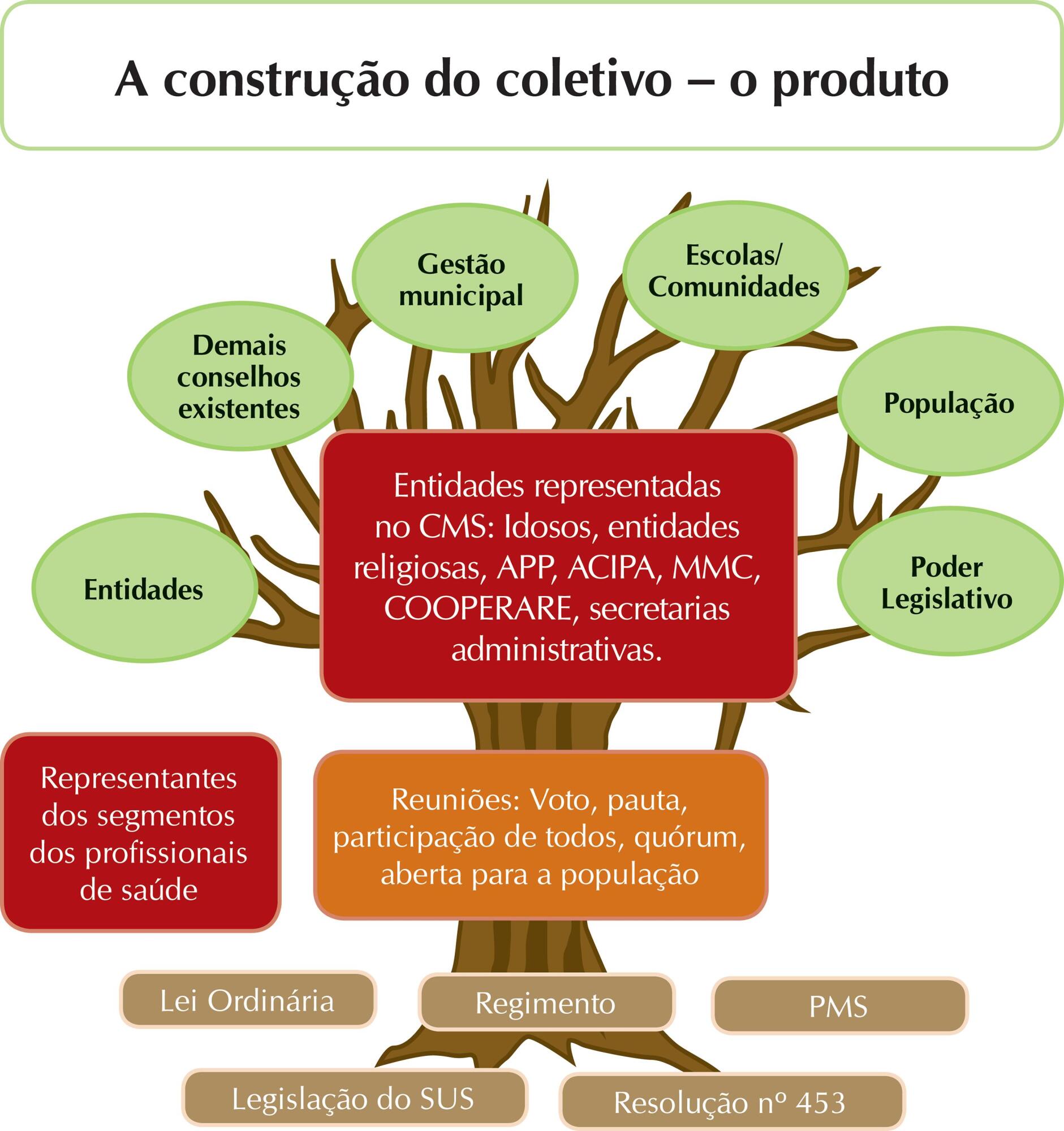 Reflexões e produção coletiva sobre o “ser” conselheiro municipal de saúde