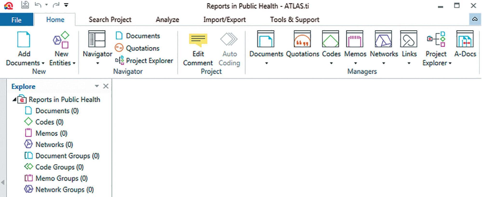 Thematic content analysis using ATLAS.ti software: Potentialities for researchs in health