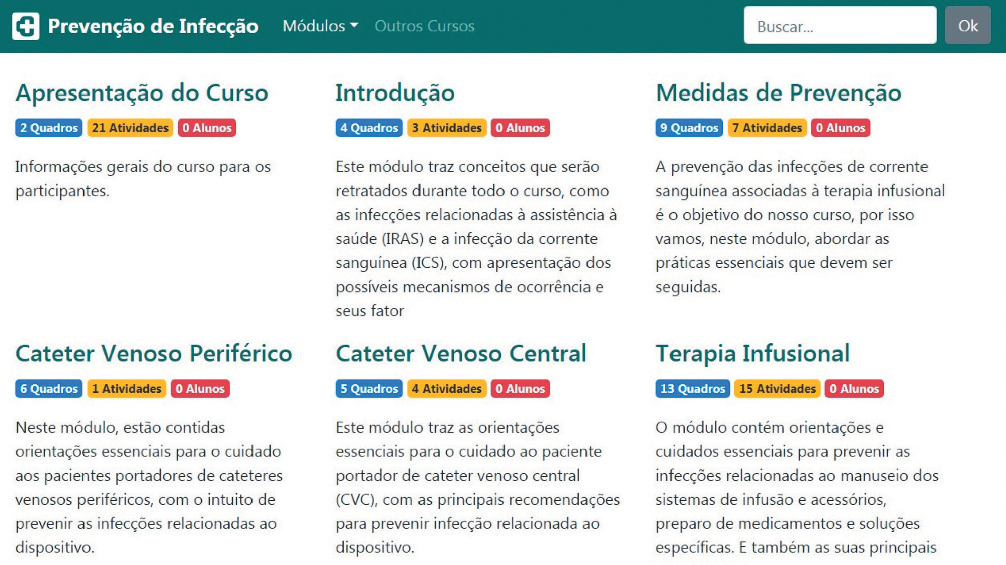 Construção de hipermídia para prevenção de infecção da corrente sanguínea