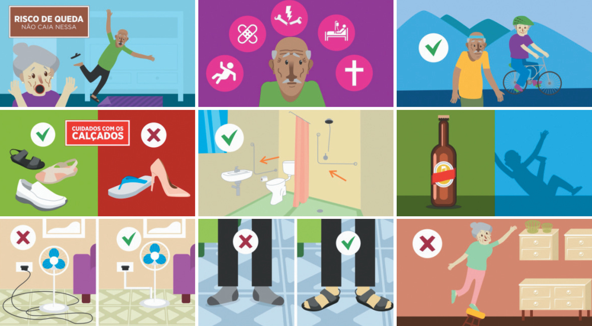 Building and validating an educational video for elderly individuals about fall risks