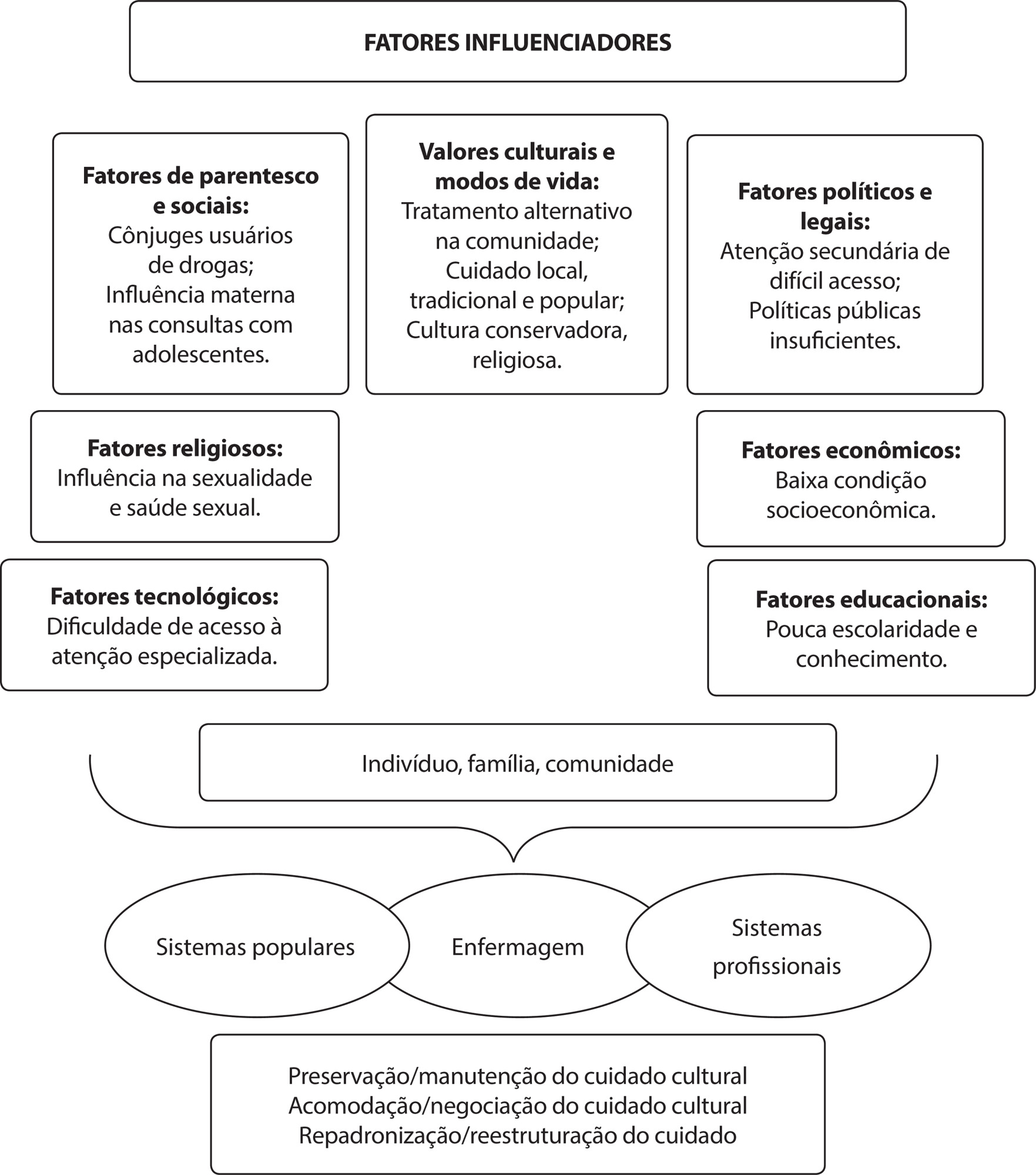 Teoria transcultural na assistência de enfermagem às mulheres com infecções
