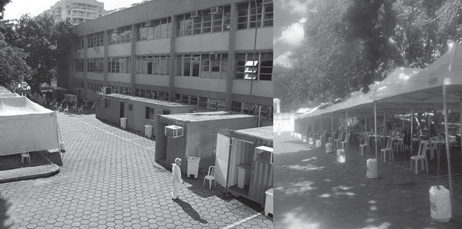 Gestão de um serviço ambulatorial universitário: a enfermagem no enfrentamento da pandemia de COVID-19