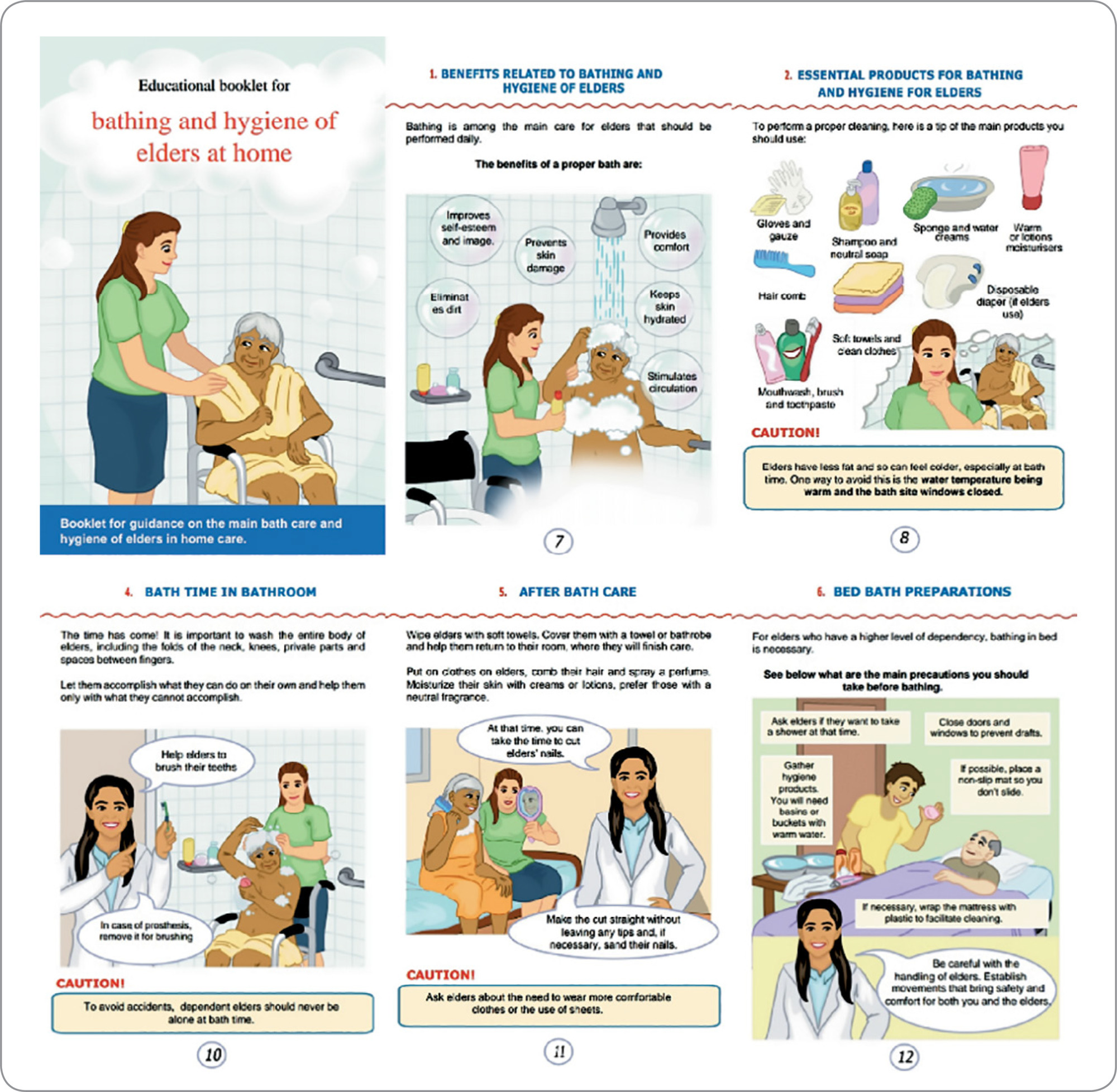Educational technology for bathing/hygiene of elders at home: contributions to career knowledge
