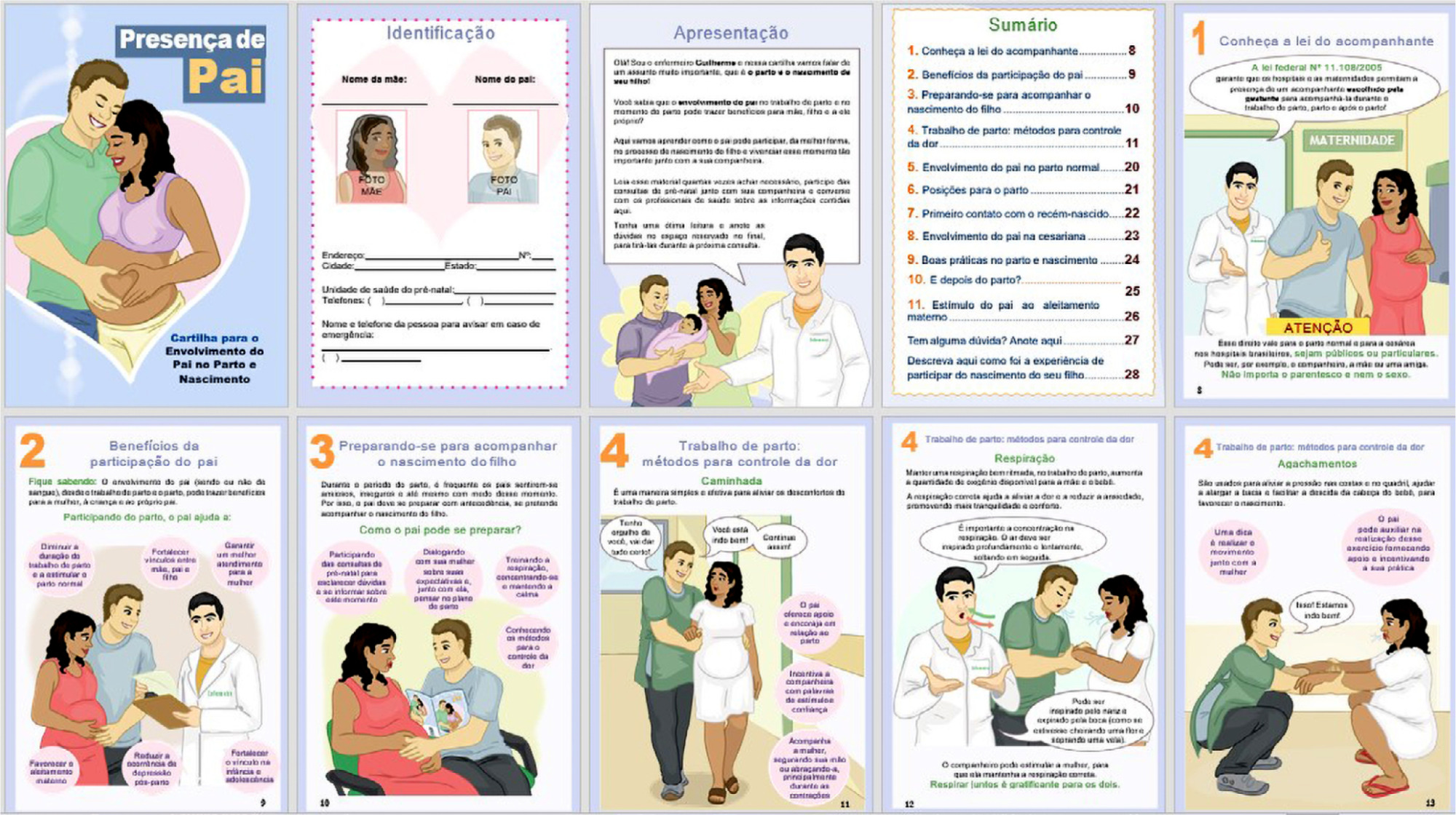 Tecnologia educacional para promoção do envolvimento de pais no parto e nascimento