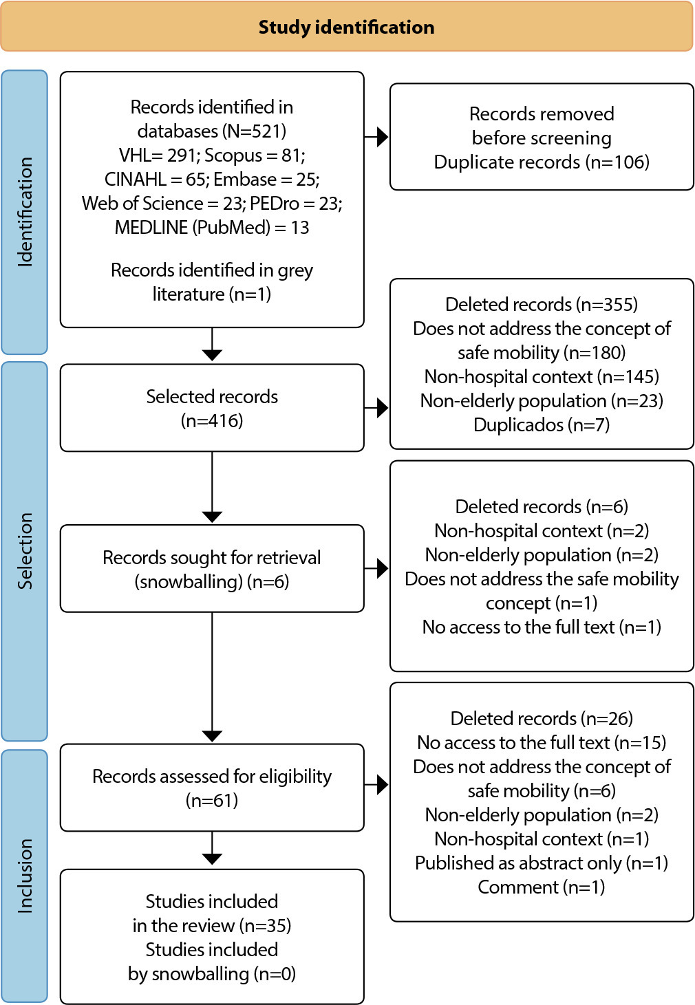 Nursing care for hospitalized older adults – fall accidents versus safe mobility: a scoping review