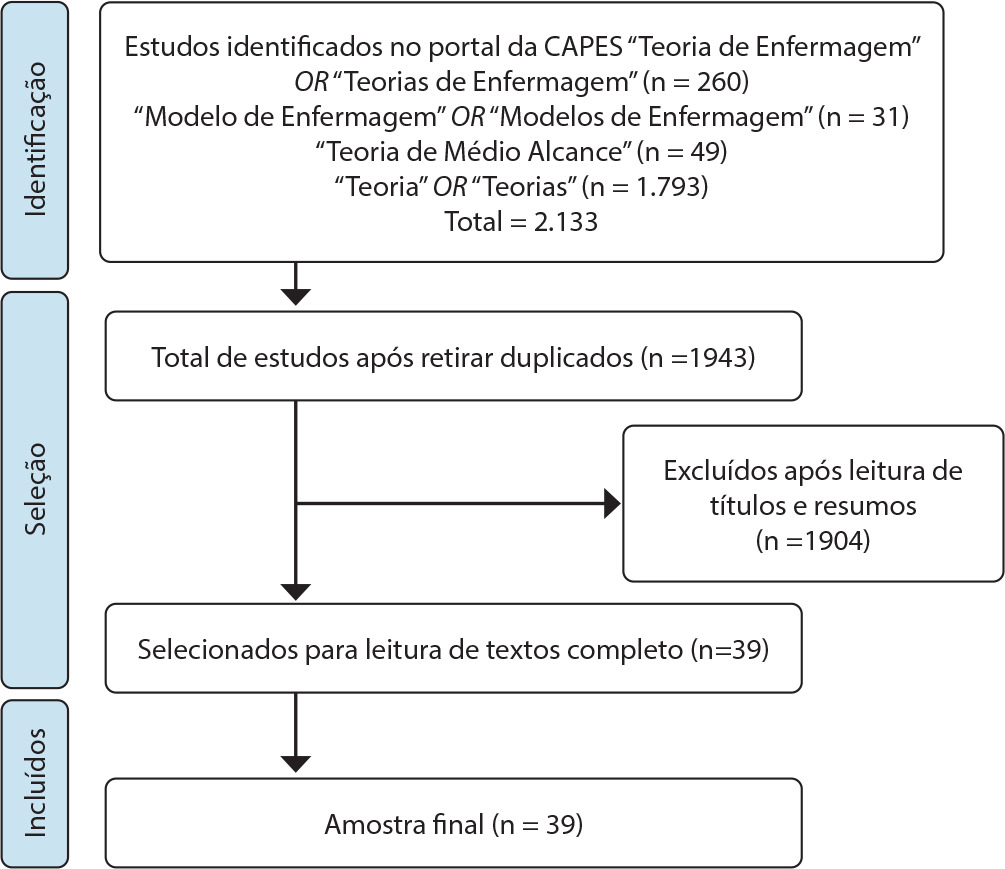 Teorias de enfermagem brasileiras de situação específica, médio e micro alcances: estudo bibliométrico